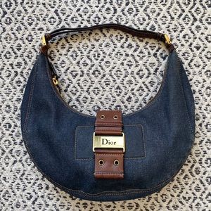 Vintage Denim Christian Dior Handbag